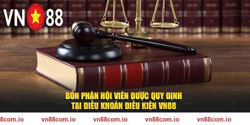 Bổn phận hội viên được quy định tại điều khoản điều kiện VN88