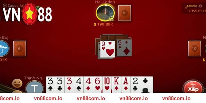 Tiến Lên Miền Nam VN88 là tựa game đánh bài hấp dẫn, thú vị