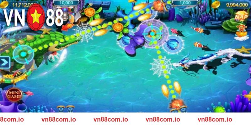 Luật chơi game bắn cá đổi thưởng VN88